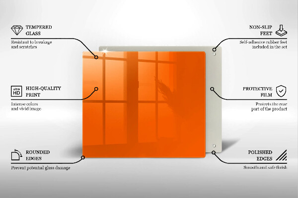 Tábua cozinha Cor laranja
