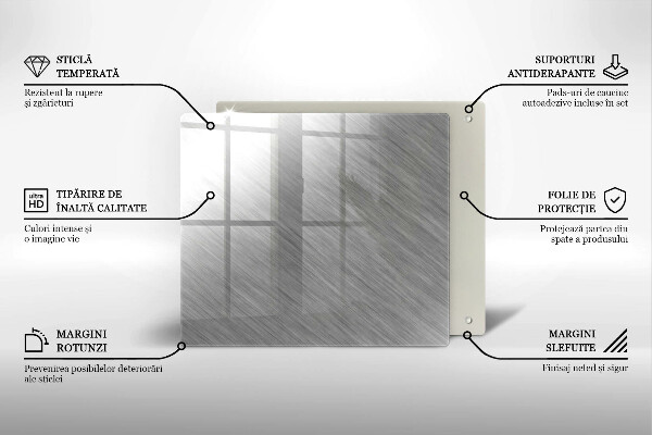 Tábua para cozinha Fundo de textura metálica