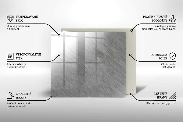 Tábua para cozinha Fundo de textura metálica
