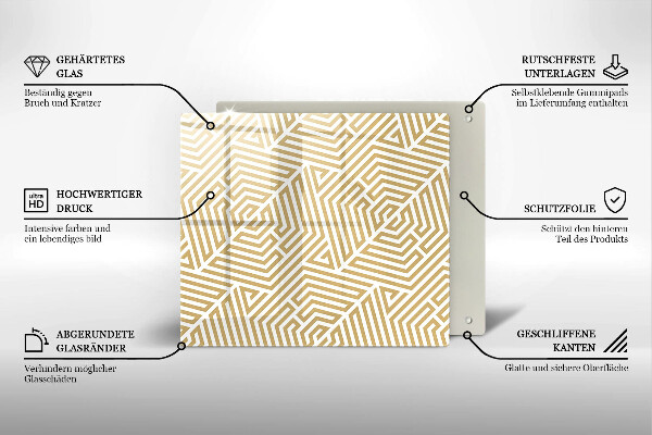 Tábua cozinha Linhas geométricas