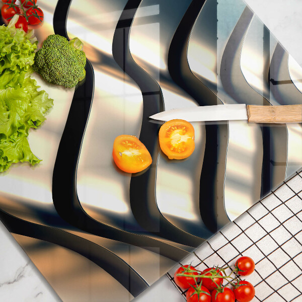 Tábua para cozinha Formas metálicas 3D