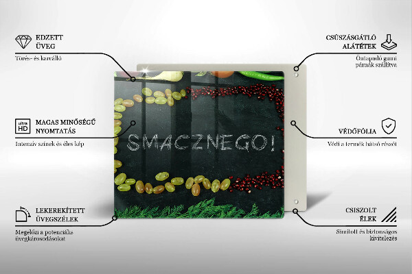 Tábua corte A inscrição Bom apetite!