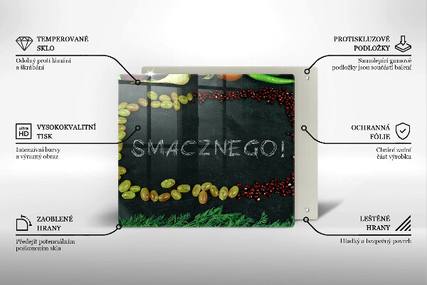 Tábua corte A inscrição Bom apetite!