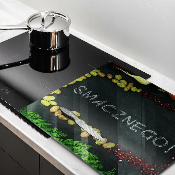 Tábua corte A inscrição Bom apetite!