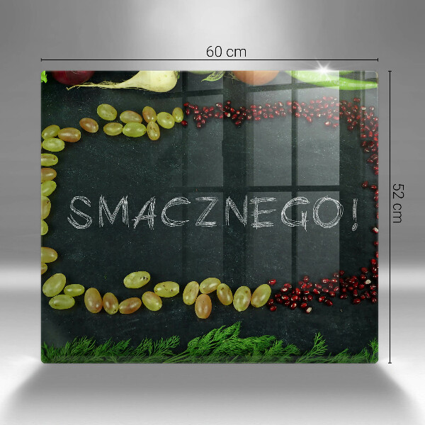 Tábua corte A inscrição Bom apetite!