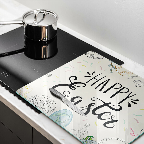 Tábua de cortar Inscrição de Feliz Páscoa