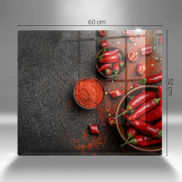 Tábua para cozinha Pimentas vermelhas