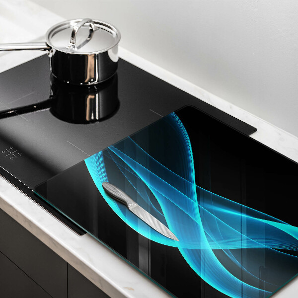 Tábua cozinha Abstração azul