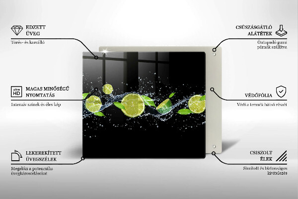 Tábua para corte Água de limão e hortelã