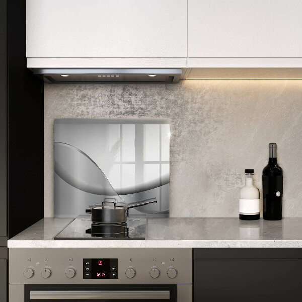 Tábua de corte de vidro Design de linhas abstratas