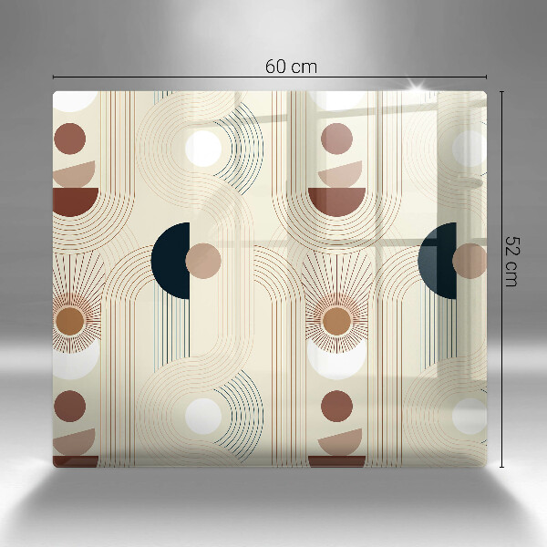 Tábua de cortar alimentos Formas geométricas boho