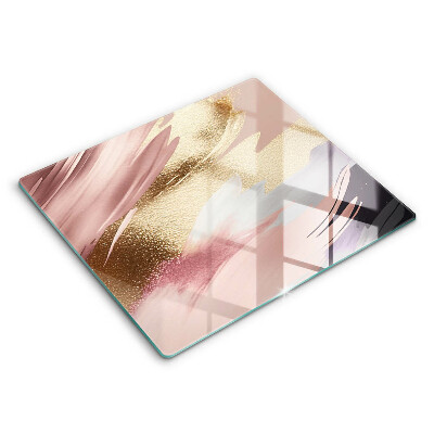 Tábua de corte de vidro Manchas pastel