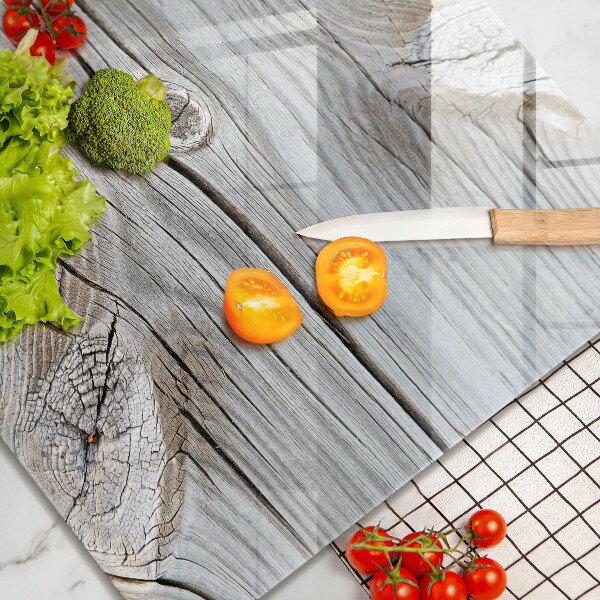 Tábua de cortar de vidro Estrutura de madeira leve