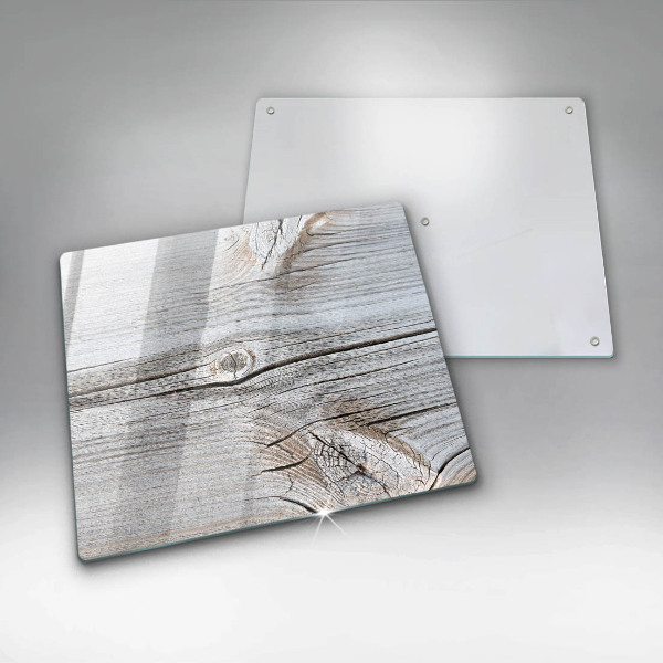 Tábua de cortar de vidro Estrutura de madeira leve