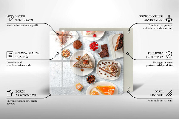 Tábua de corte Bolos doces