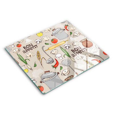 Tábua para corte Ilustração de cozinha