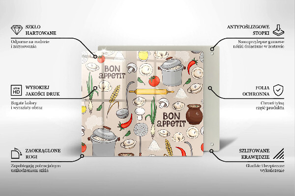 Tábua para corte Ilustração de cozinha