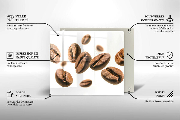 Tábua de corte Grãos de café