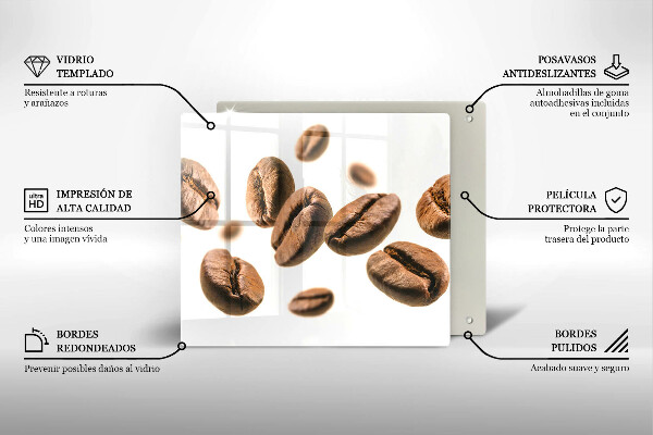 Tábua de corte Grãos de café