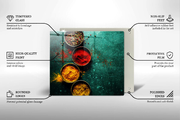 Tábua de cortar Especiarias orientais