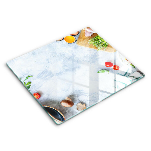 Tábua de cortar Ingredientes na cozinha