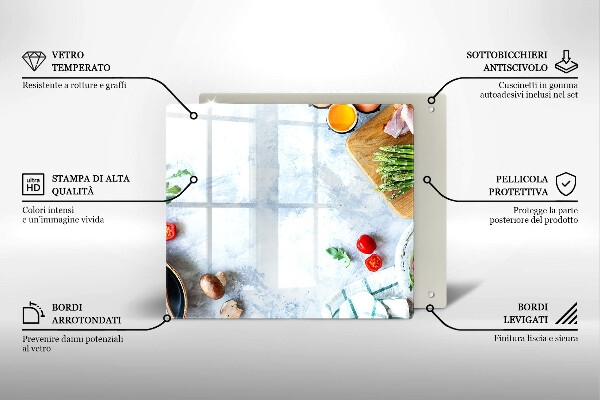 Tábua de cortar Ingredientes na cozinha