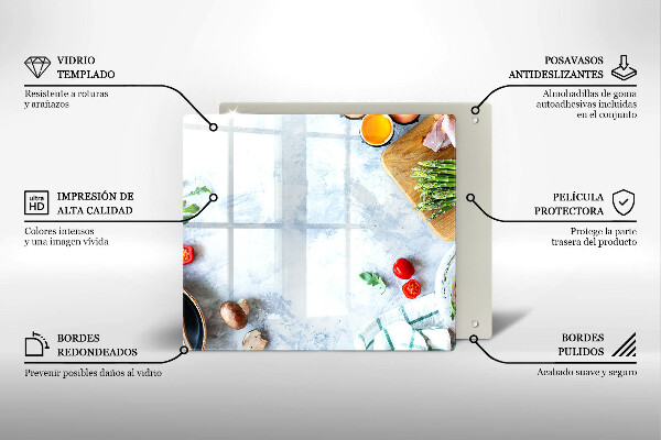 Tábua de cortar Ingredientes na cozinha