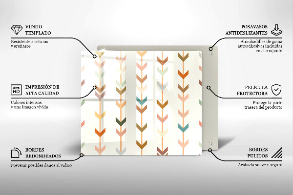 Tábua de cortar alimentos Elementos geométricos