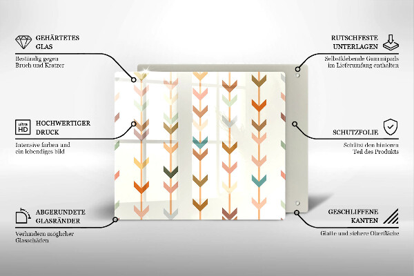 Tábua de cortar alimentos Elementos geométricos