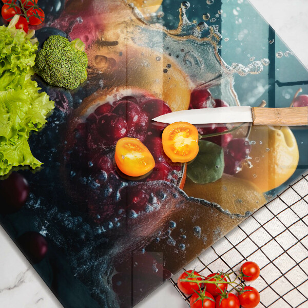 Tábua de cortar Fruta na água