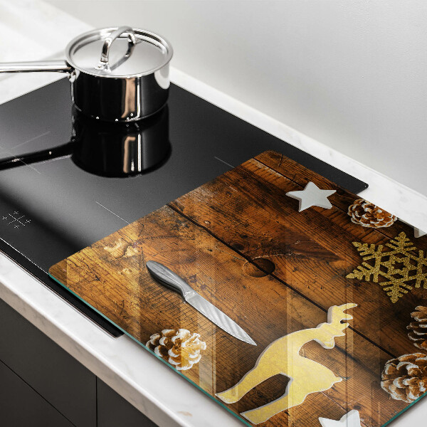 Tábua cozinha decorações de Natal