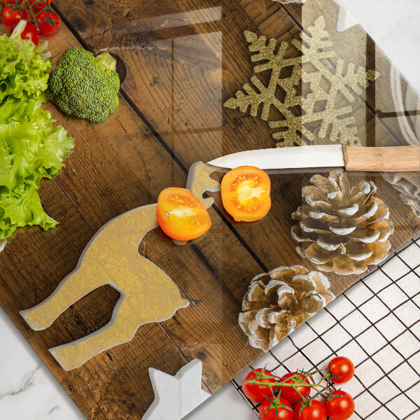 Tábua cozinha decorações de Natal