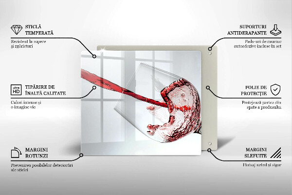 Tábua para corte Vinho tinto