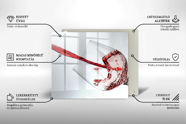 Tábua para corte Vinho tinto