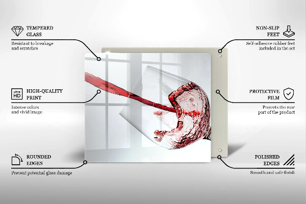 Tábua para corte Vinho tinto