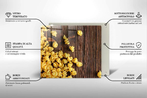 Tábua de cortar alimentos Massa na mesa