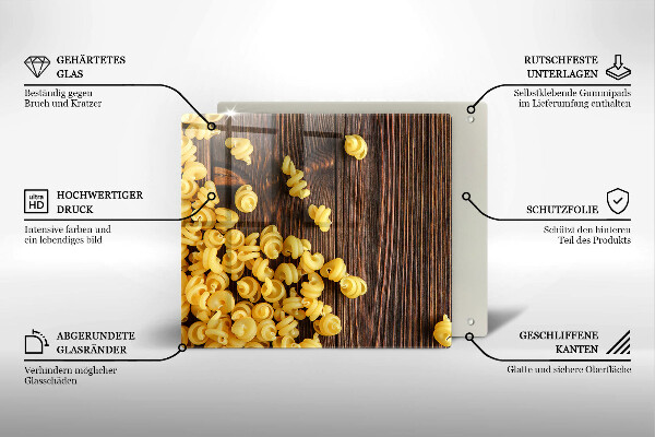 Tábua de cortar alimentos Massa na mesa
