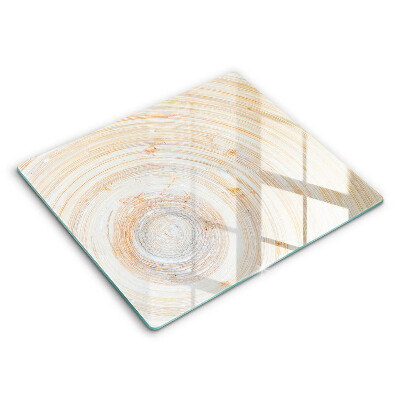 Tábua de corte de vidro Textura de madeira