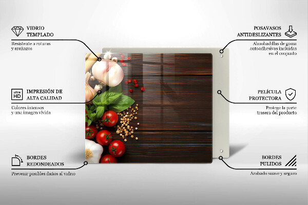 Tábua para cozinha Vegetais na mesa