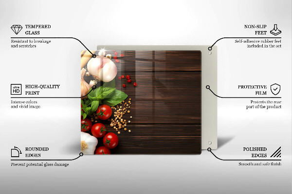 Tábua para cozinha Vegetais na mesa