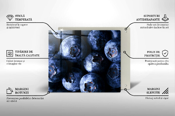 Tábua de cortar alimentos Close-up de frutas vermelhas