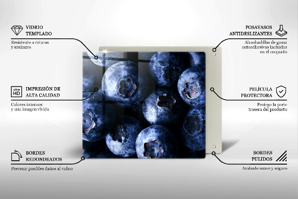 Tábua de cortar alimentos Close-up de frutas vermelhas