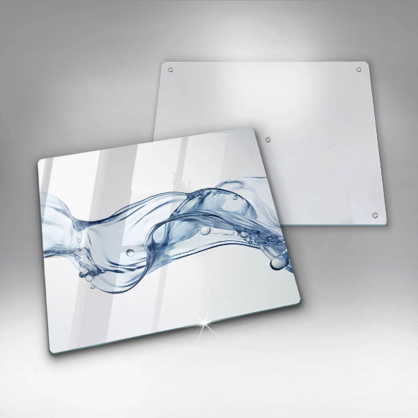 Tábua de cortar de vidro Água cristalina