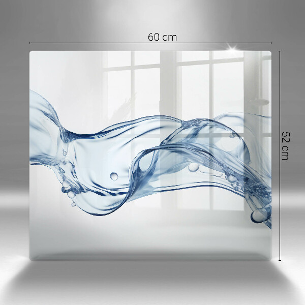 Tábua de cortar de vidro Água cristalina