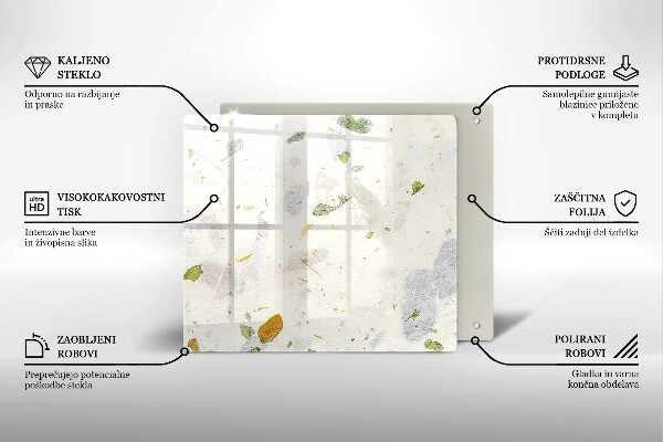 Tábua de cortar Folhas caindo