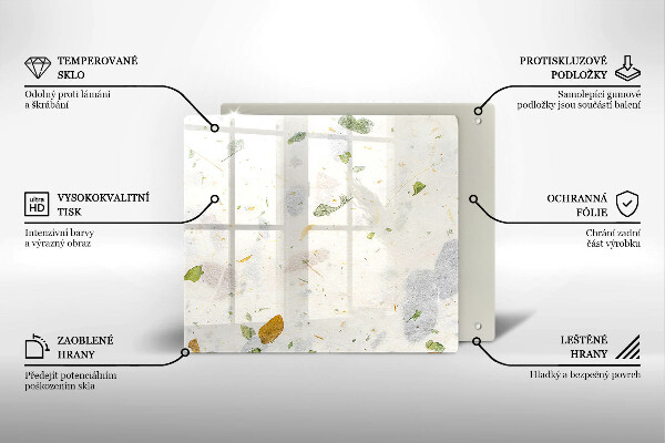 Tábua de cortar Folhas caindo