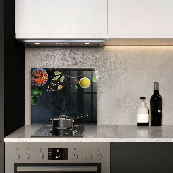 Tábua cozinha Tigelas de especiarias