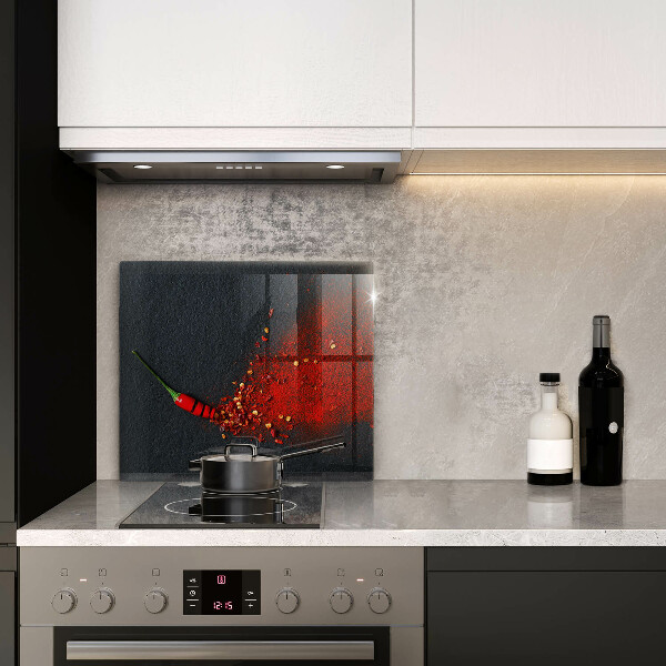 Tábua de corte de vidro Pimenta