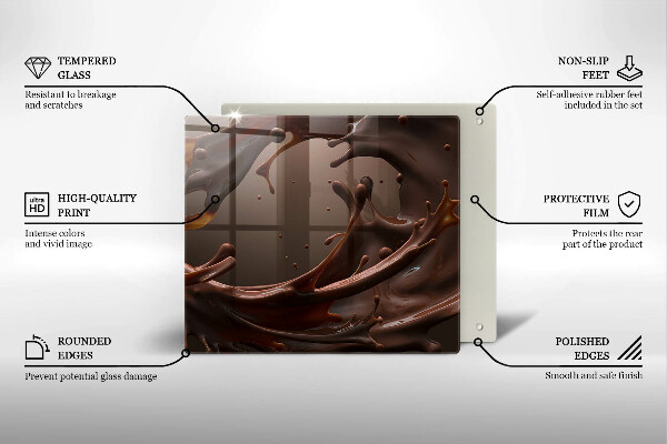 Tábua de cortar Chocolate líquido