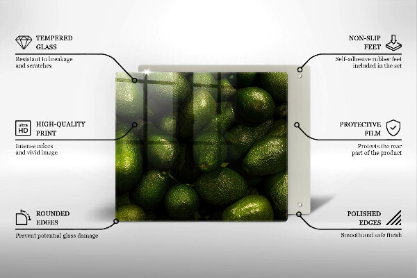 Tábua para corte Abacate